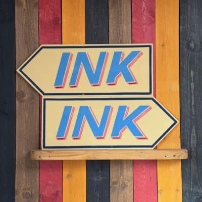 Ink Arrows - Original Painted Signs